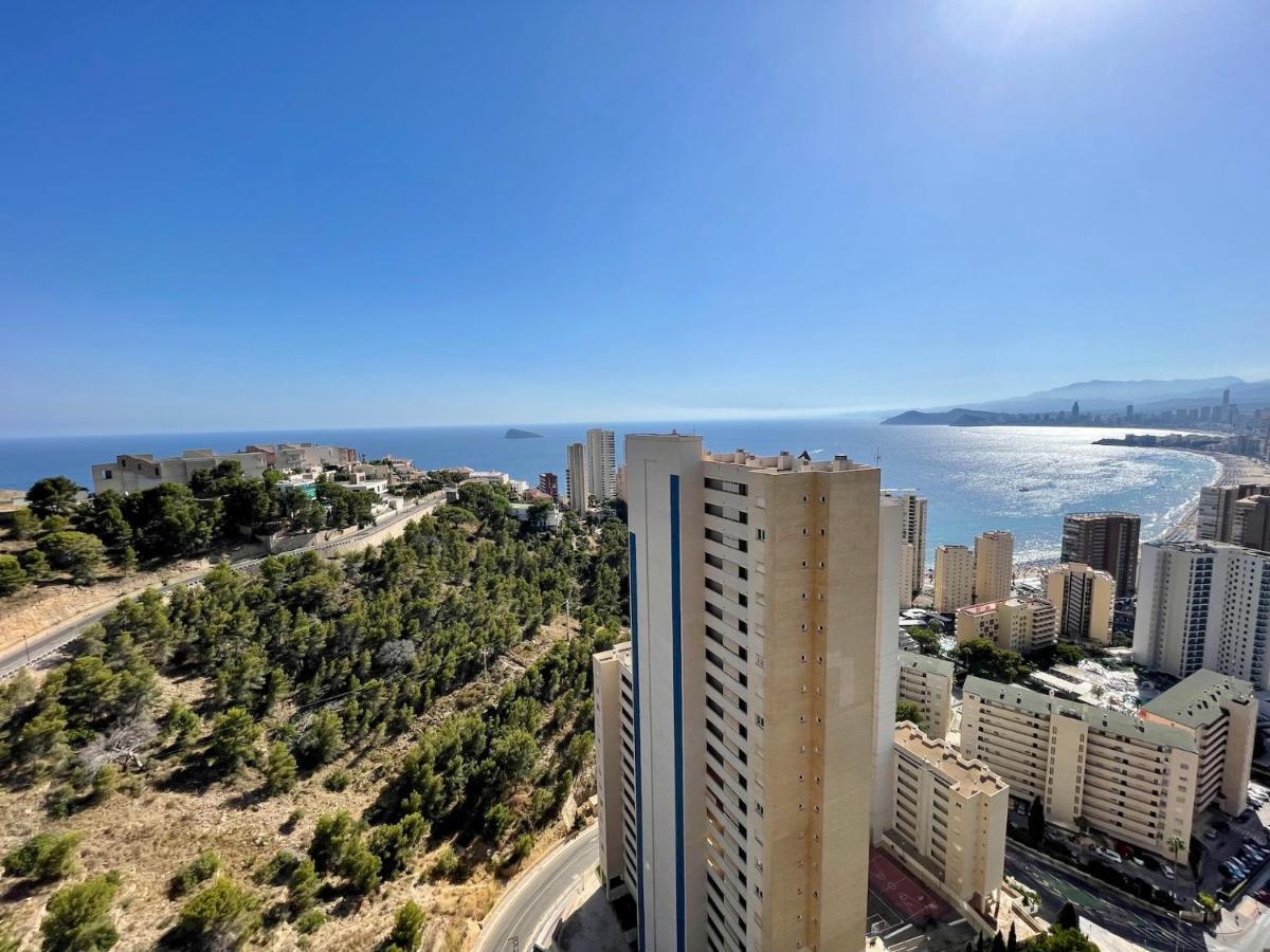 Lujoso Apartamento Con Vistas Al Mar En Mirador Del Mediterraneo By Gestaltur Бенидорм Екстериор снимка