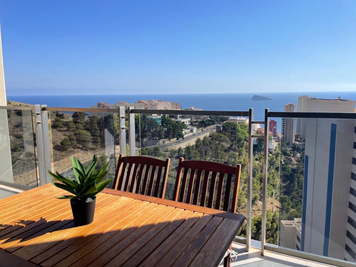 Lujoso Apartamento Con Vistas Al Mar En Mirador Del Mediterraneo By Gestaltur Бенидорм Екстериор снимка
