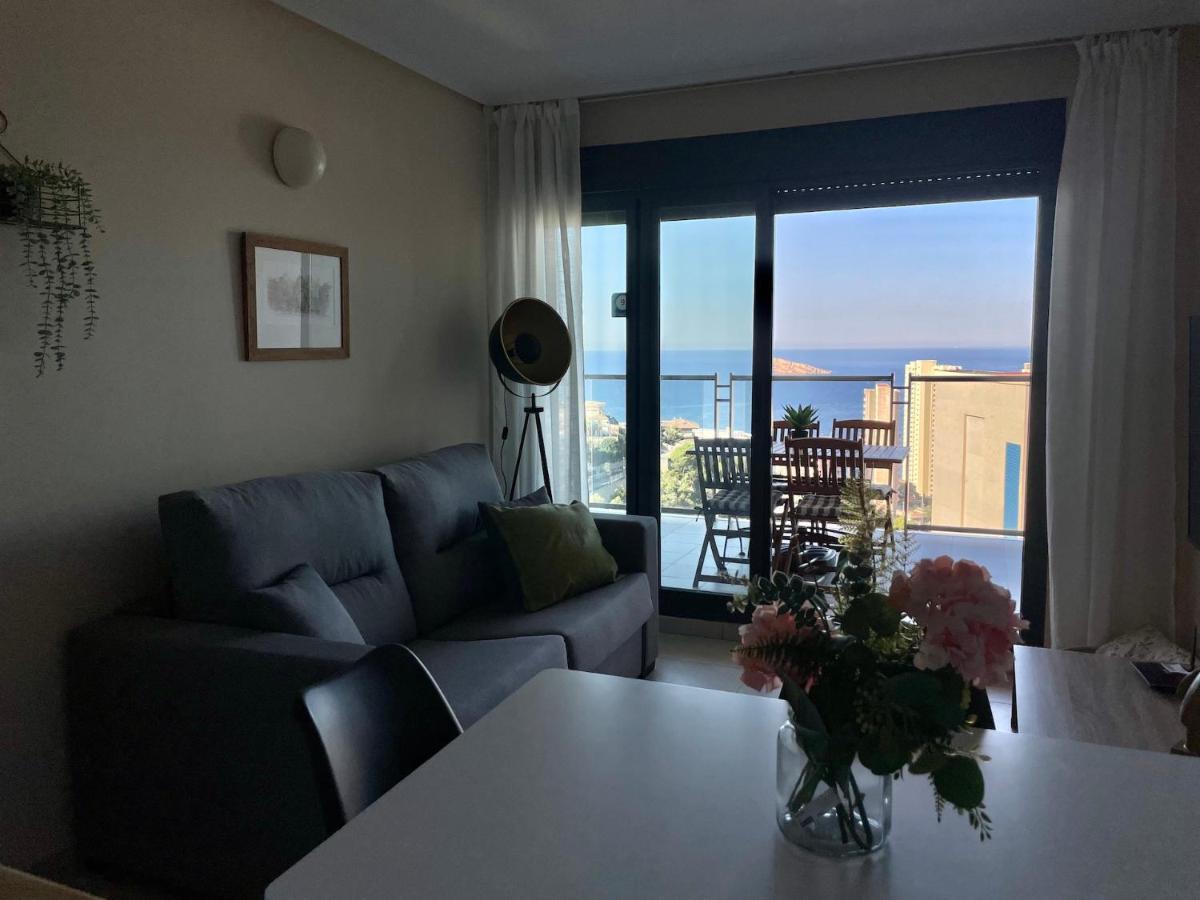 Lujoso Apartamento Con Vistas Al Mar En Mirador Del Mediterraneo By Gestaltur Бенидорм Екстериор снимка
