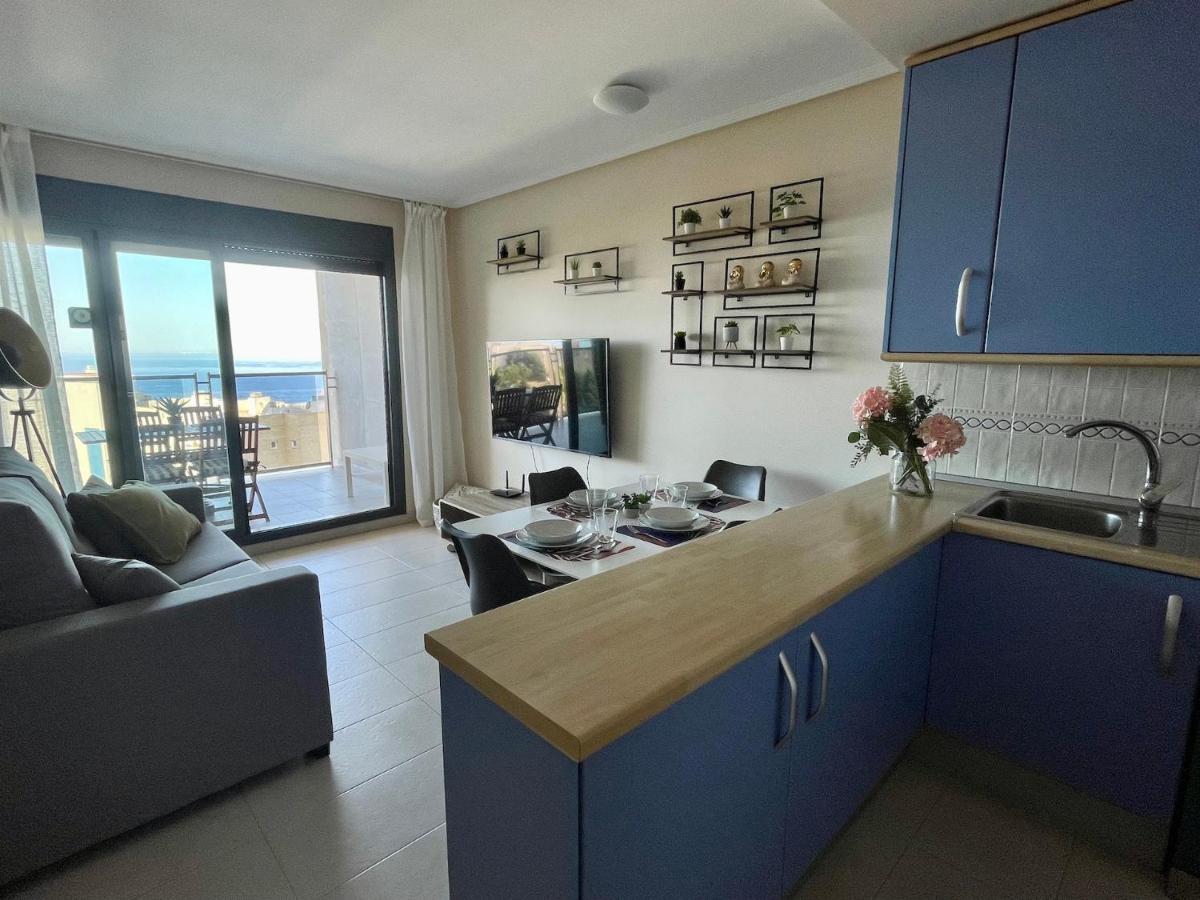 Lujoso Apartamento Con Vistas Al Mar En Mirador Del Mediterraneo By Gestaltur Бенидорм Екстериор снимка