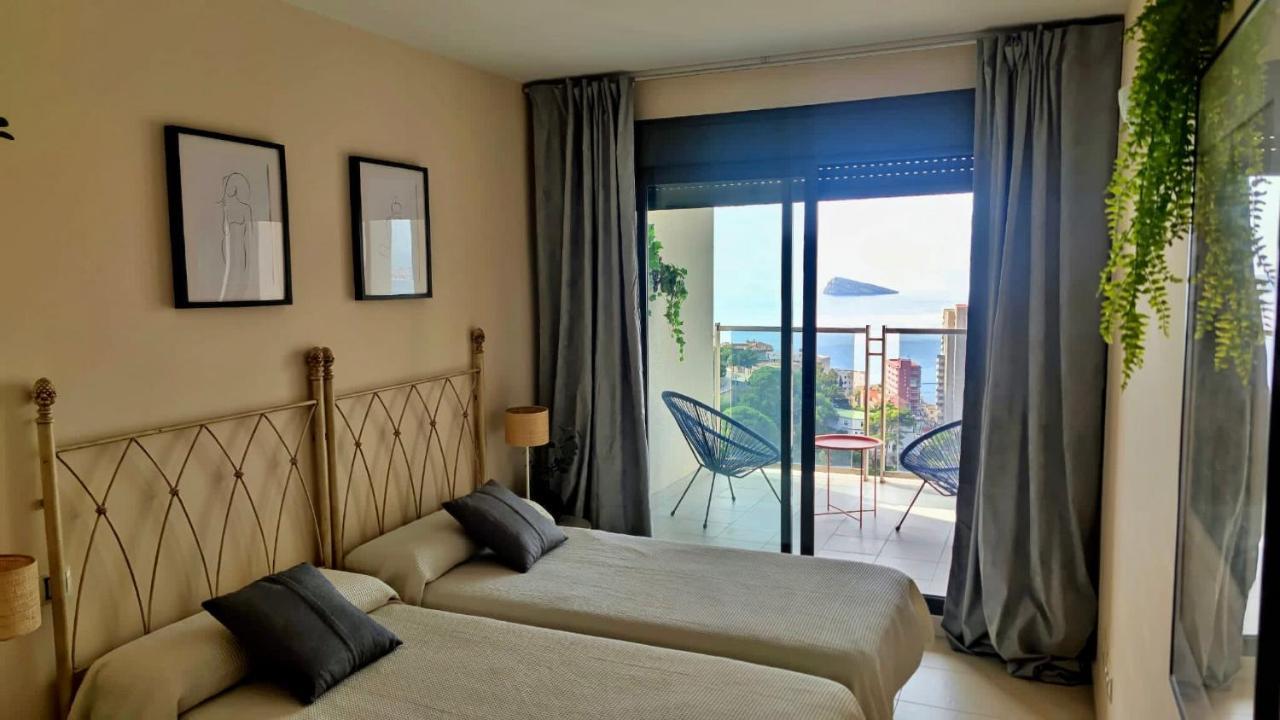 Lujoso Apartamento Con Vistas Al Mar En Mirador Del Mediterraneo By Gestaltur Бенидорм Екстериор снимка