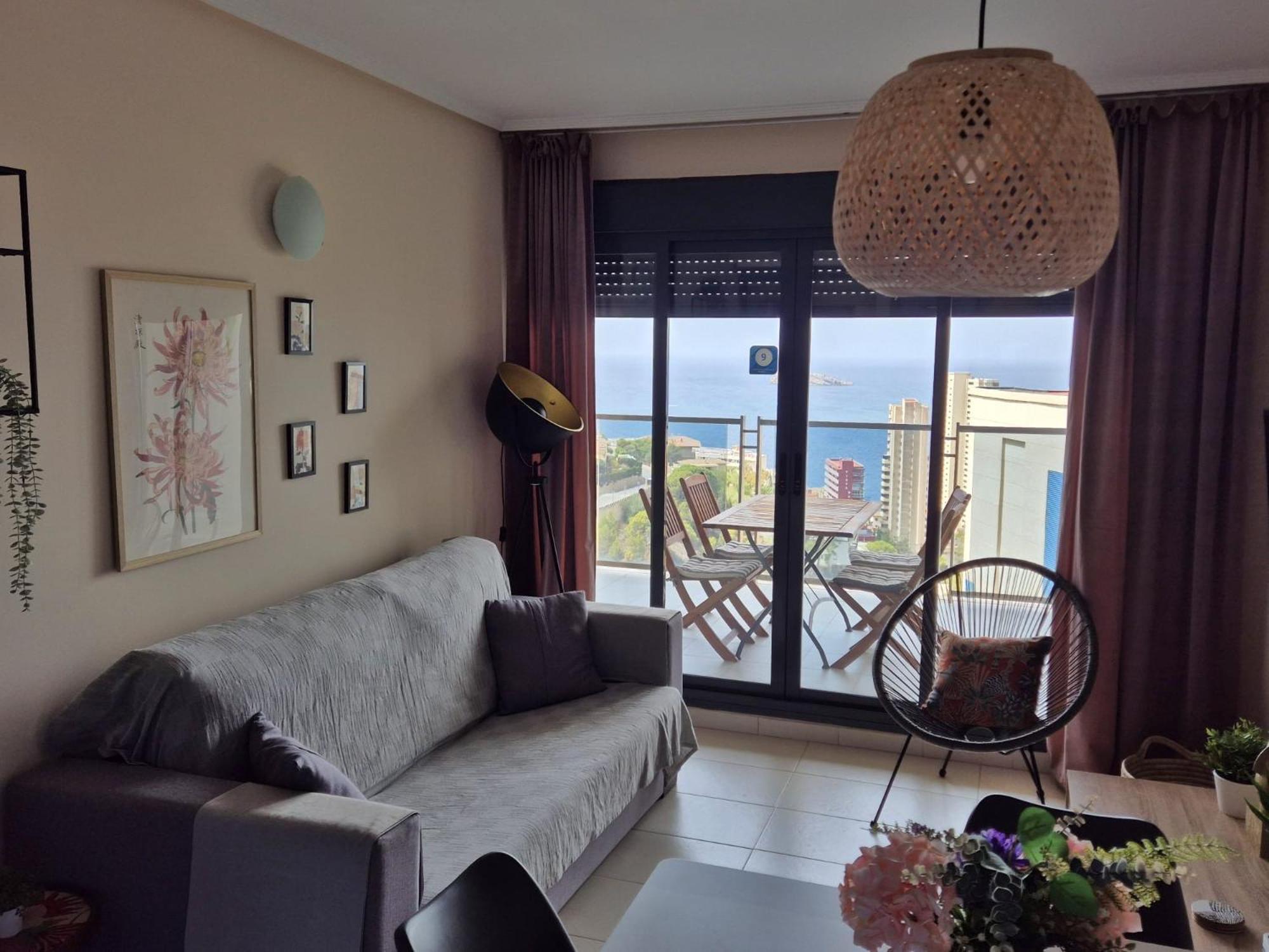 Lujoso Apartamento Con Vistas Al Mar En Mirador Del Mediterraneo By Gestaltur Бенидорм Екстериор снимка